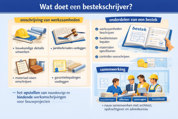 Wat doet een bestekschrijver